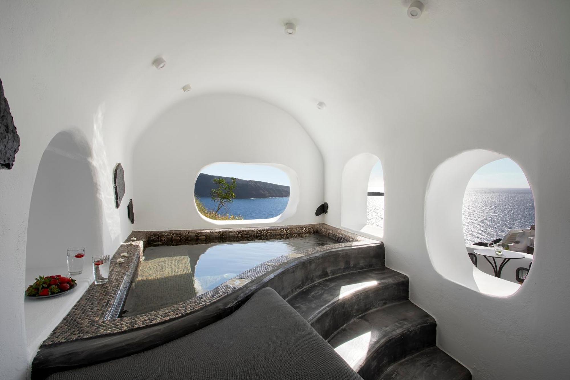 Oia Angle Cavehouse Vila Exterior foto