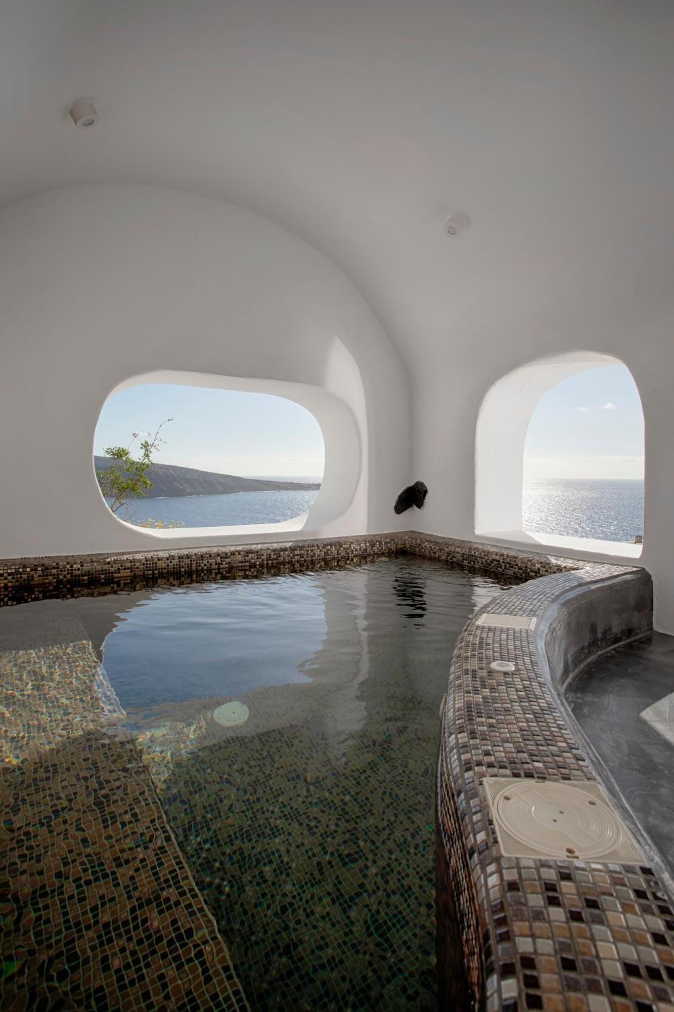 Oia Angle Cavehouse Vila Exterior foto