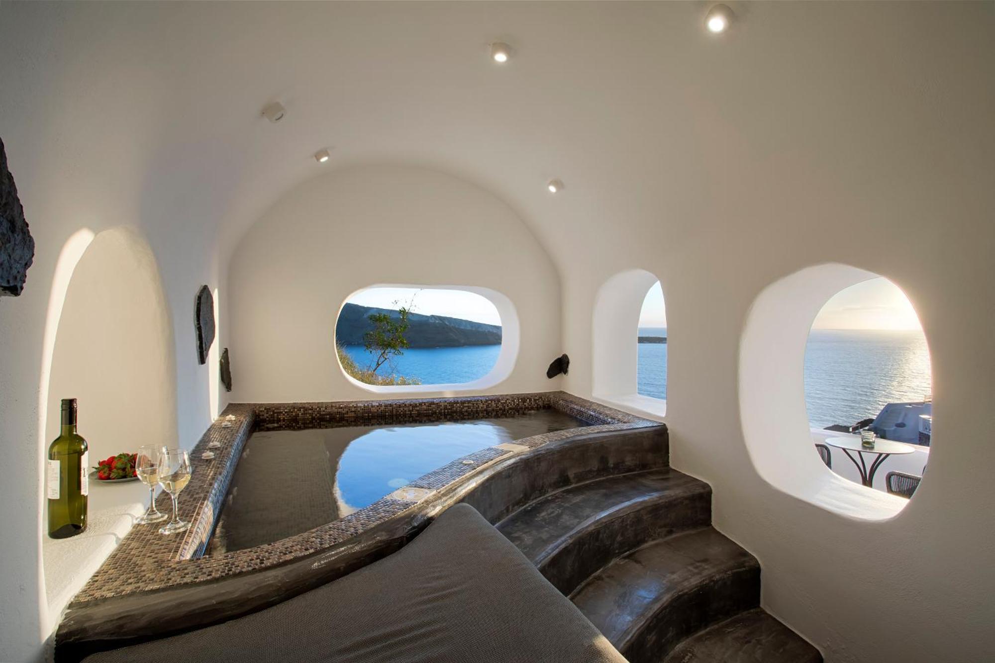 Oia Angle Cavehouse Vila Exterior foto