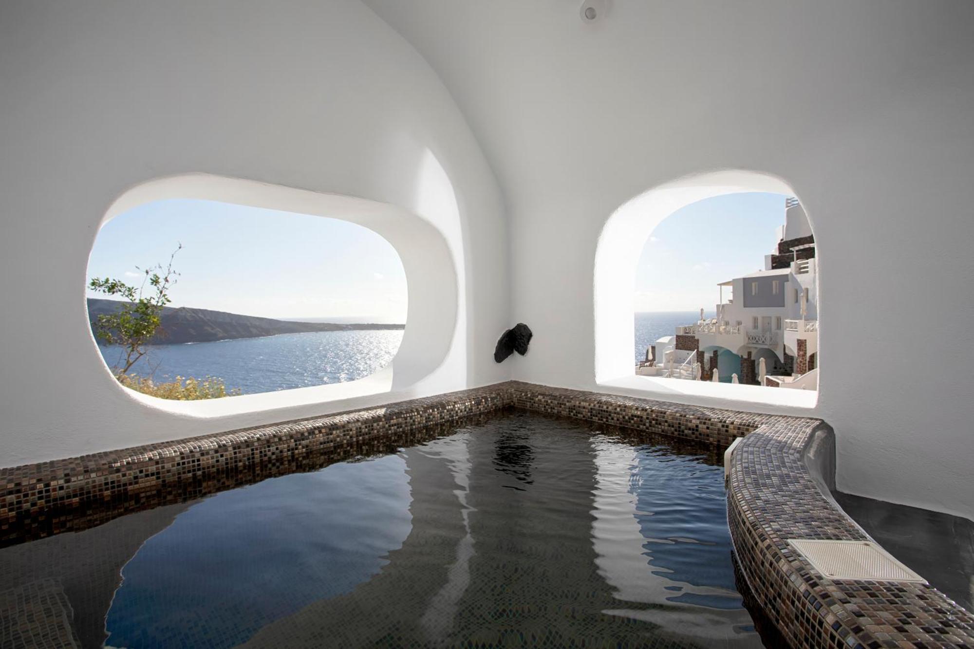 Oia Angle Cavehouse Vila Exterior foto